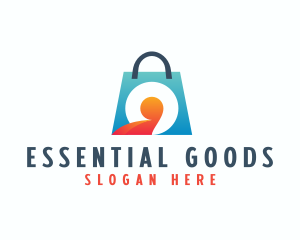 Item - Shopping Bag Letter O logo design