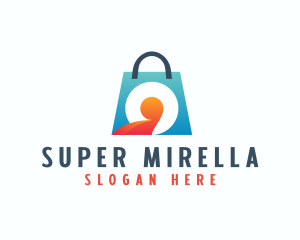 Retailer - Shopping Bag Letter O logo design