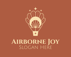 Mystic Petal Air Balloon logo design