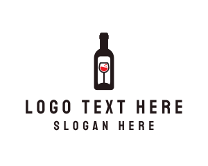 Label - Wine Bottle Label logo design