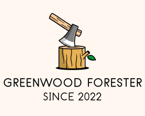 Forester - Wood Work Lumberjack logo design