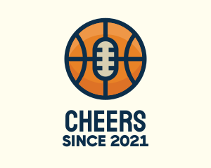 Sports Team - Basketball Sport Podcast Radio logo design