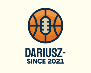 Sports Team - Basketball Sport Podcast Radio logo design