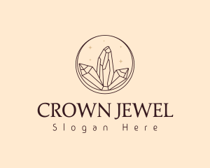 Premium Feminine Crystal logo design