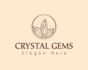 Premium Feminine Crystal logo design