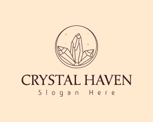 Premium Feminine Crystal logo design