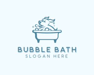 Bubble Bath Dog logo design