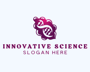 Science Biotech Dna logo design