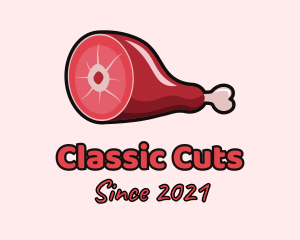 Thigh Meat Cut logo design