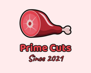 Thigh Meat Cut logo design