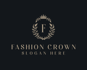 Royalty Wreath Lettermark logo design