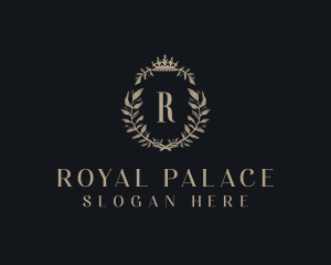 Royalty Wreath Lettermark logo design