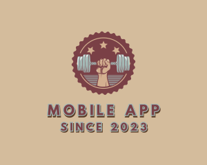 Dumbbell Workout Bodybuilding Gym Logo