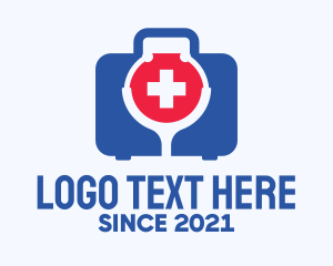Accident - Medical Check Up Kit logo design