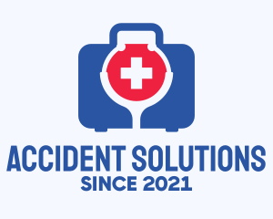 Accident - Medical Check Up Kit logo design