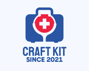 Kit - Medical Check Up Kit logo design