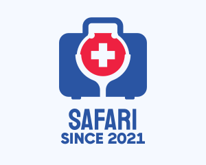 Cross - Medical Check Up Kit logo design