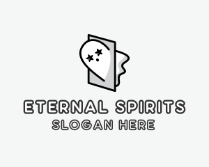 Spooky Ghost Spirit logo design