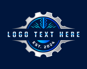 Industrial Mechanical Laser logo design