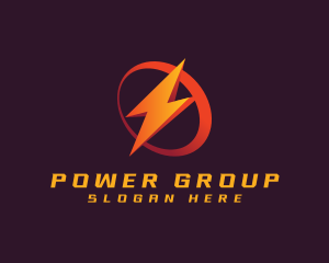 Power Lightning Electricity Logo