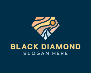 Diamond Beach Resort  logo design