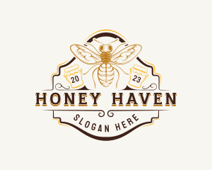 Bee Honey Pot logo design