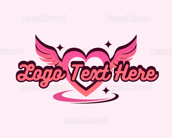 Heart Wings Orbit Logo