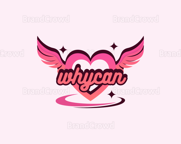 Heart Wings Orbit Logo