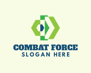 Military - Geometric Arrow Military logo design