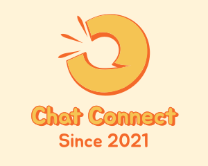 Modern Chat Bubble  logo design
