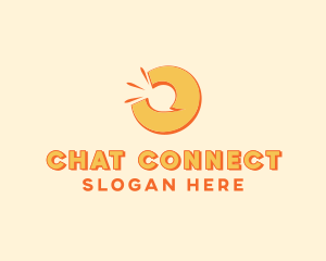 Modern Chat Bubble  logo design