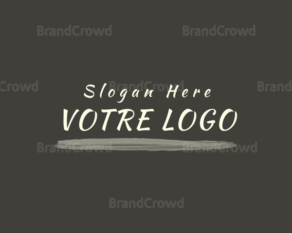 Script Style Business Logo