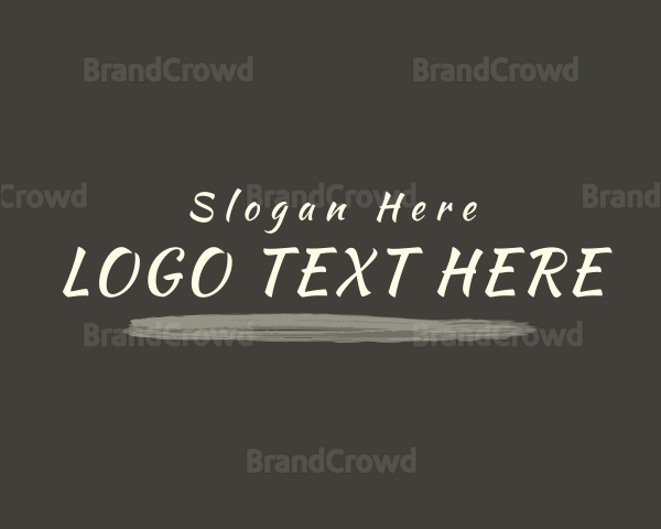 Script Style Business Logo