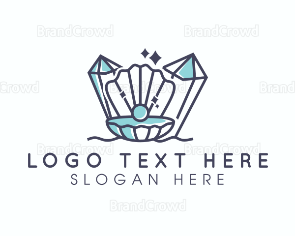 Crystal Clam Pearl Logo