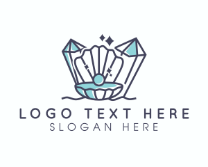 Crystal Clam Pearl Logo