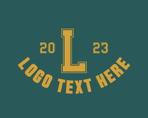 Sportswear - College Varsity University logo design