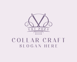 Craft Needle Quilting  logo design