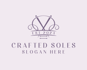 Craft Needle Quilting  logo design