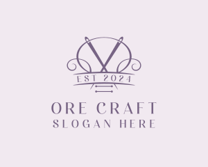 Craft Needle Quilting  logo design