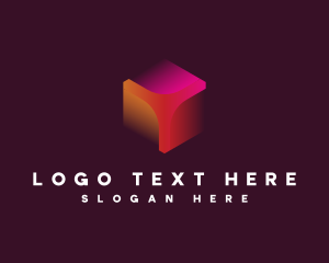Cube - Geometric Hexagon Fintech logo design