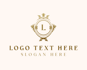 Boutique - Deluxe Fashion Shield logo design