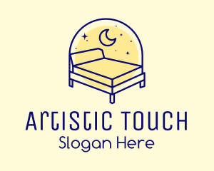 Starry Night Bed logo design