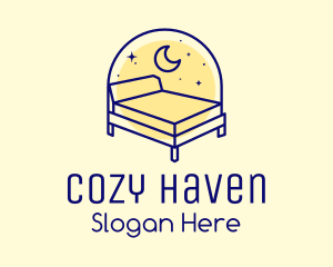 Starry Night Bed logo design