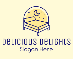 Starry Night Bed logo design