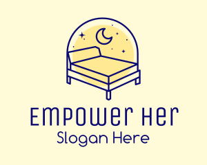 Starry Night Bed logo design