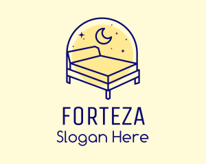 Starry Night Bed logo design