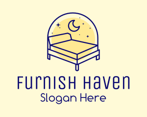 Starry Night Bed logo design