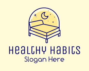 Starry Night Bed logo design