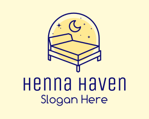 Starry Night Bed logo design