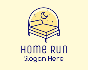 Starry Night Bed logo design